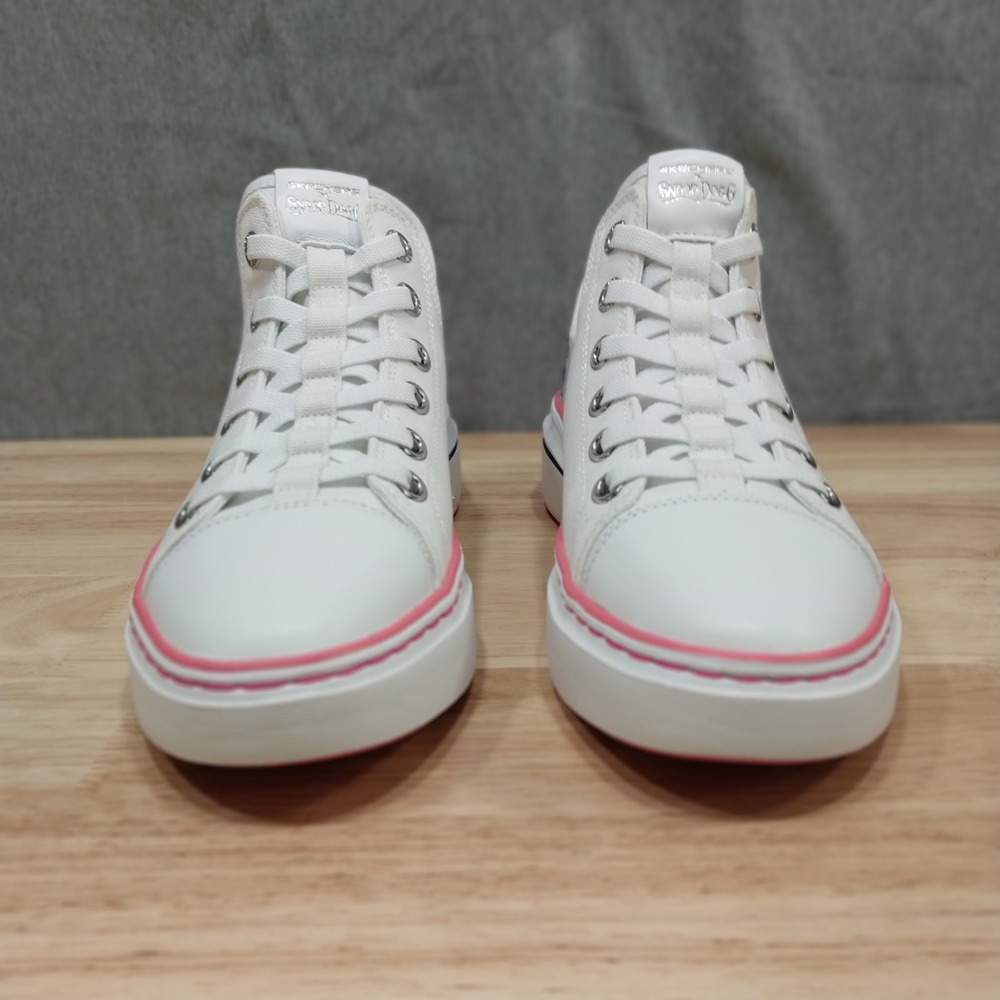 Skechers Sneakers Snoop Dogg One Boss Life Slip-Ins 6 White Pink Women - Picture 10 of 16